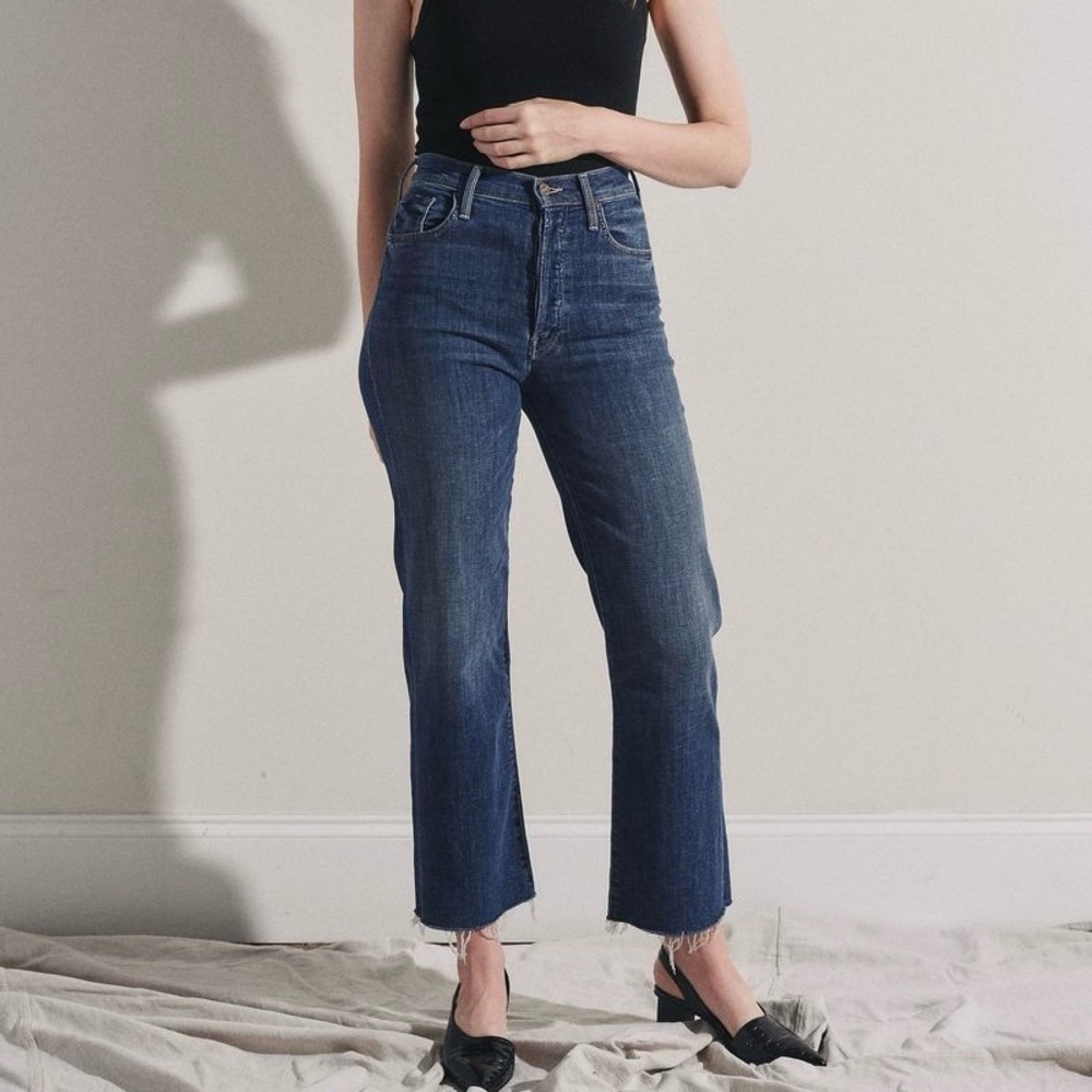 MOTHER Rambler Ankle Frey Jean in On Duty